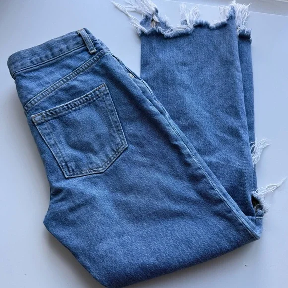 We The Free Distressed Blue Jeans Size 25 - Picture 5 of 9